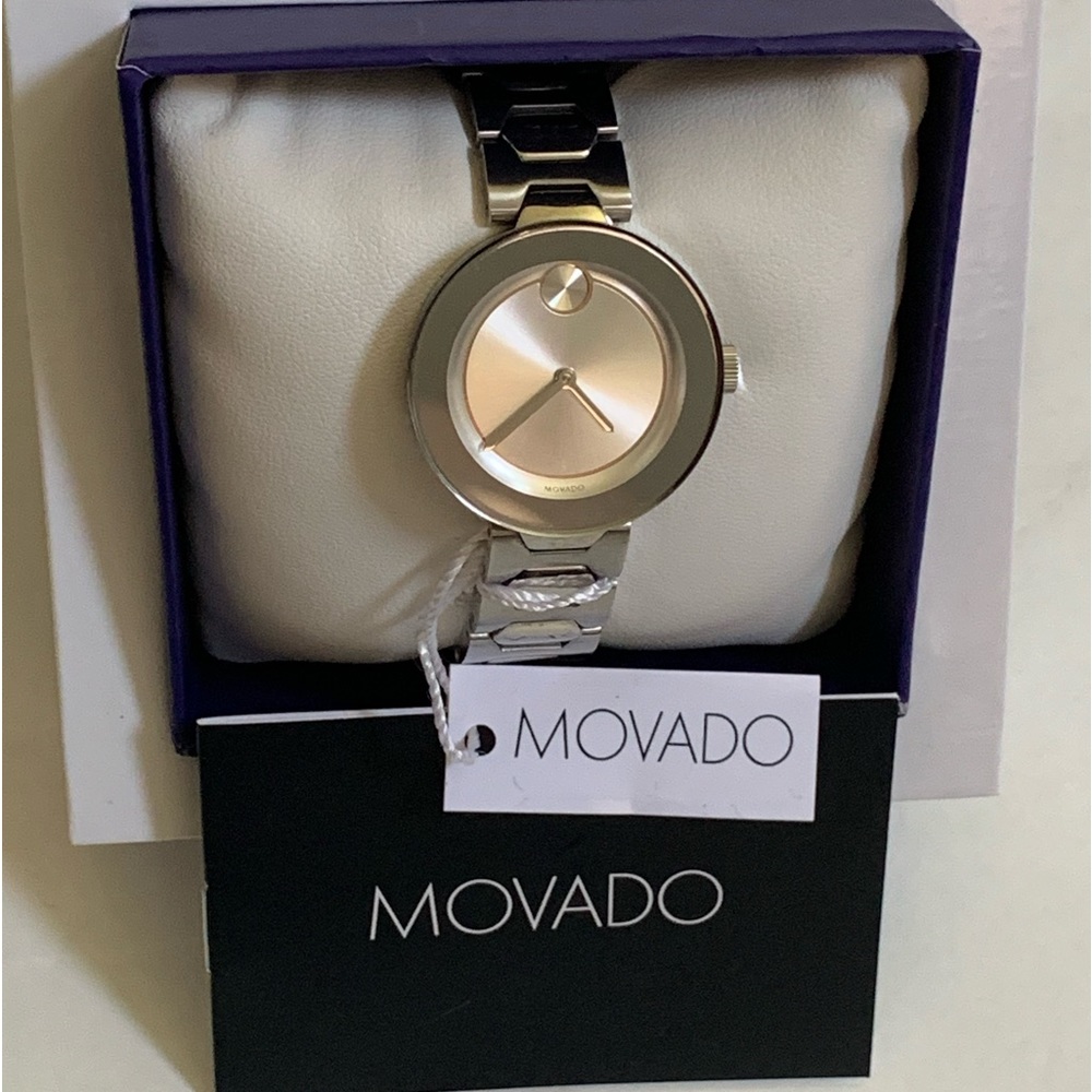Movado BOLD Silver Watch 36mm - Picture 2 of 4